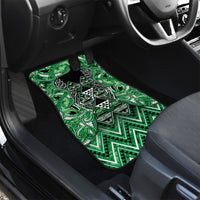 Aotearoa Ngati Maniapoto Car Mats Maori Tribal Green Paua Shell Pattern