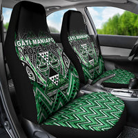Aotearoa Ngati Maniapoto Car Seat Cover Maori Tribal Green Paua Shell Pattern