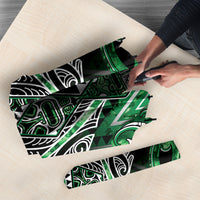 Aotearoa Ngati Maniapoto Umbrella Maori Tribal Green Paua Shell Pattern