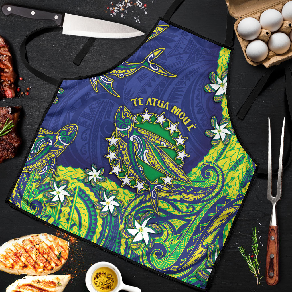 Cook Islands Language Week Apron Flying Fish 15 Stars Tribal Patterns