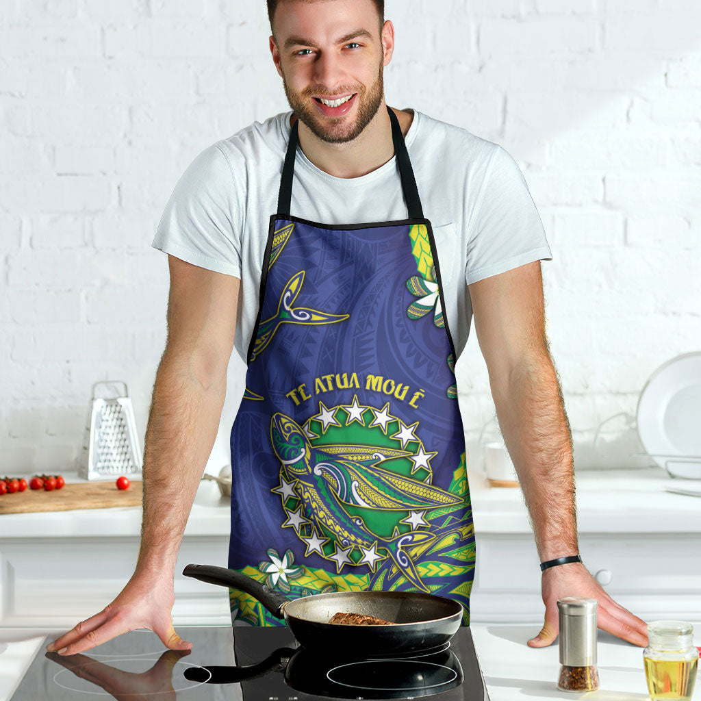 Cook Islands Language Week Apron Flying Fish 15 Stars Tribal Patterns