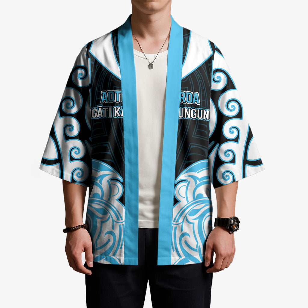 Custom Aotearoa Ngati Kahungunu Kimono New Zealand Traditional Maori Pattern