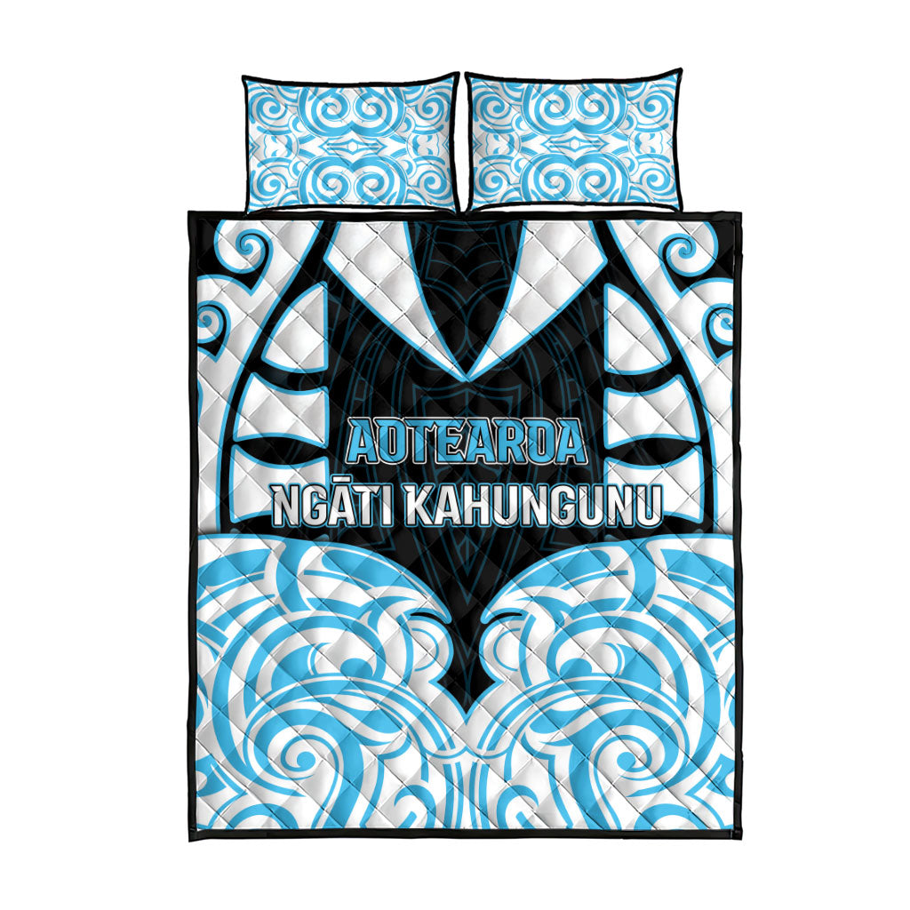 Aotearoa Ngati Kahungunu Quilt Bed Set New Zealand Traditional Maori Pattern