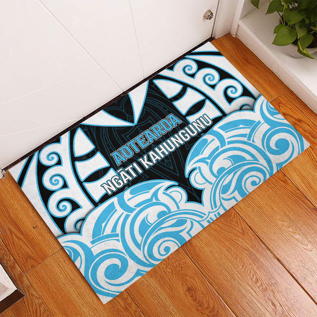 Aotearoa Ngati Kahungunu Rubber Doormat New Zealand Traditional Maori Pattern