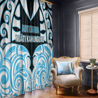 Aotearoa Ngati Kahungunu Window Curtain New Zealand Traditional Maori Pattern