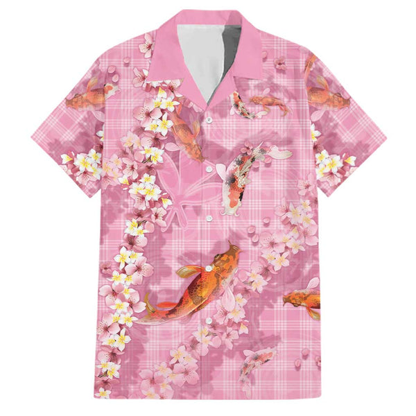 Personalised Polynesian Floral Butterfly Family Matching Long Sleeve Bodycon Dress and Hawaiian Shirt Breast Cancer Pink Ribbon LT9