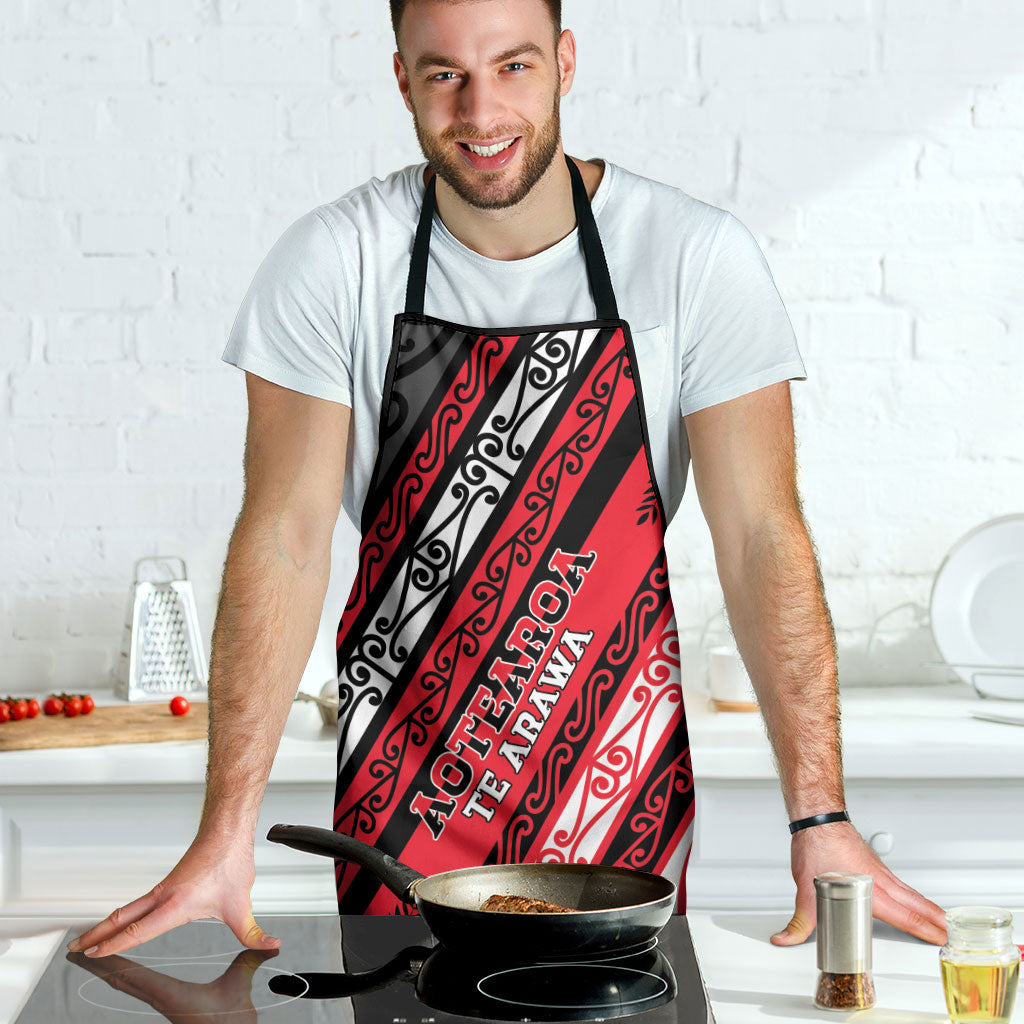 Aotearoa Te Arawa Apron New Zealand Maori Tribal Fern Pattern