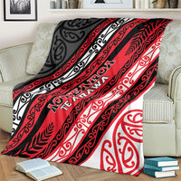 Aotearoa Te Arawa Blanket New Zealand Maori Tribal Fern Pattern