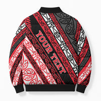 Personalised Aotearoa Te Arawa Bomber Puffer Jacket New Zealand Maori Tribal Fern Pattern