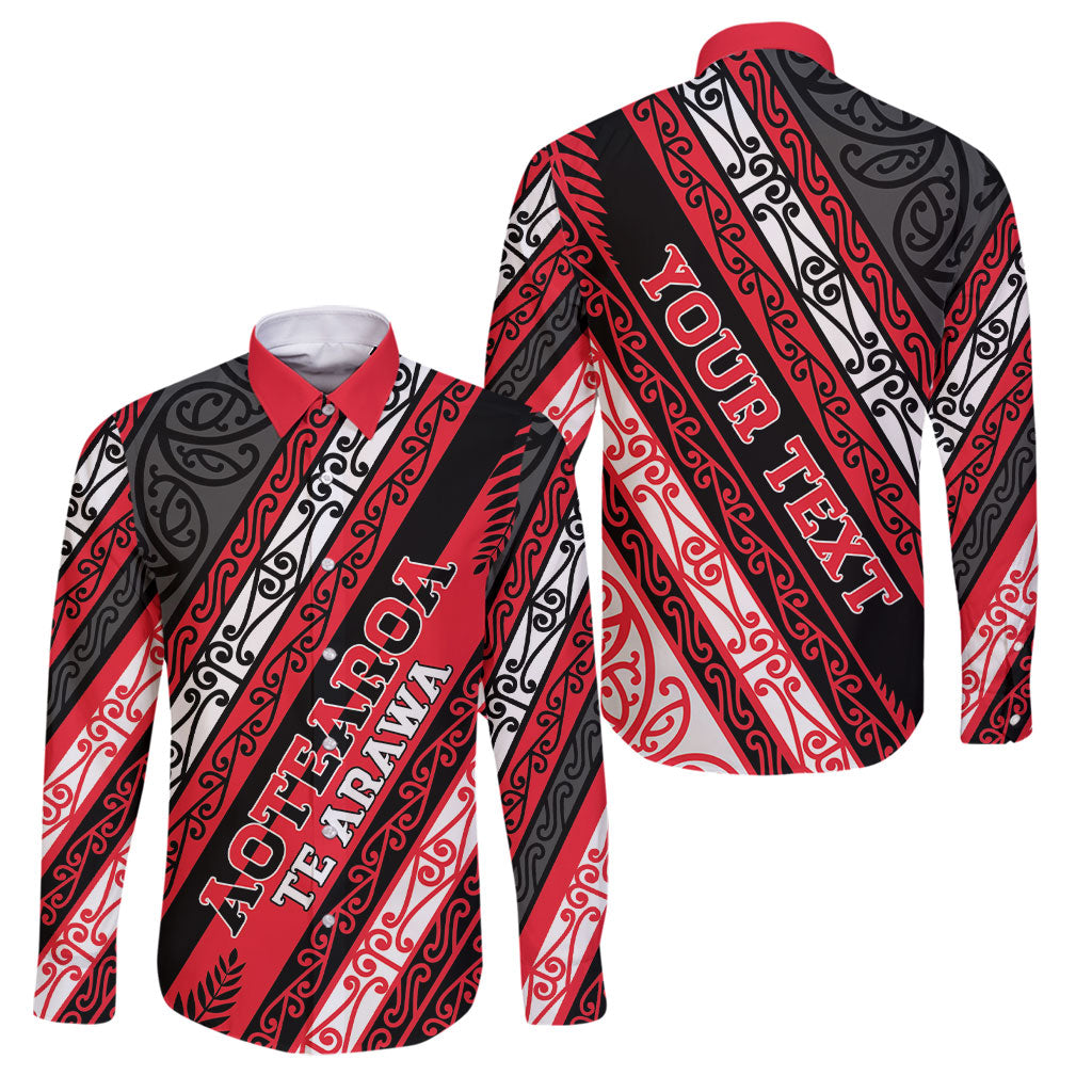 Personalised Aotearoa Te Arawa Family Matching Tank Maxi Dress and Hawaiian Shirt New Zealand Maori Tribal Fern Pattern