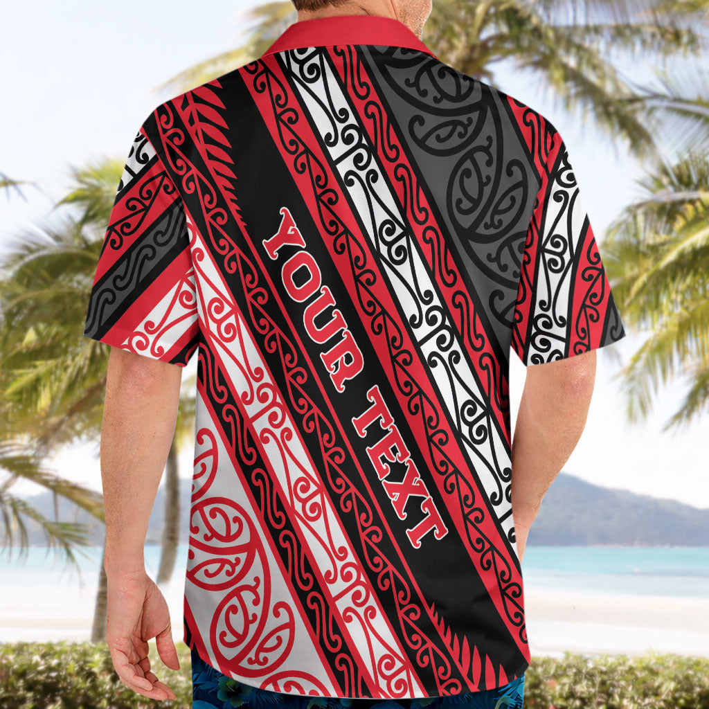 Personalised Aotearoa Te Arawa Hawaiian Shirt New Zealand Maori Tribal Fern Pattern