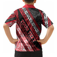 Personalised Aotearoa Te Arawa Hawaiian Shirt New Zealand Maori Tribal Fern Pattern