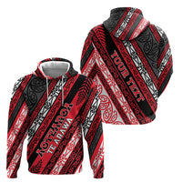 Personalised Aotearoa Te Arawa Hoodie New Zealand Maori Tribal Fern Pattern