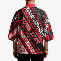 Personalised Aotearoa Te Arawa Kimono New Zealand Maori Tribal Fern Pattern