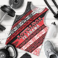 Personalised Aotearoa Te Arawa Men Tank Top New Zealand Maori Tribal Fern Pattern