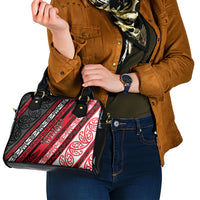 Aotearoa Te Arawa Shoulder Handbag New Zealand Maori Tribal Fern Pattern