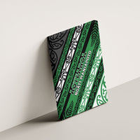 Aotearoa Ngati Maniapoto Canvas Wall Art New Zealand Maori Tribal Fern Pattern