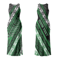Personalised Aotearoa Ngati Maniapoto Family Matching Tank Maxi Dress and Hawaiian Shirt New Zealand Maori Tribal Fern Pattern