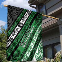 Aotearoa Ngati Maniapoto Garden Flag New Zealand Maori Tribal Fern Pattern