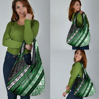 Aotearoa Ngati Maniapoto Grocery Bag New Zealand Maori Tribal Fern Pattern