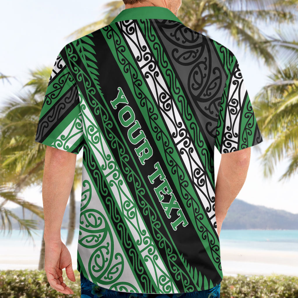 Personalised Aotearoa Ngati Maniapoto Hawaiian Shirt New Zealand Maori Tribal Fern Pattern