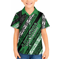 Personalised Aotearoa Ngati Maniapoto Hawaiian Shirt New Zealand Maori Tribal Fern Pattern