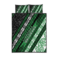 Aotearoa Ngati Maniapoto Quilt Bed Set New Zealand Maori Tribal Fern Pattern