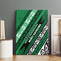Aotearoa Ngati Raukawa Canvas Wall Art New Zealand Maori Tribal Fern Pattern