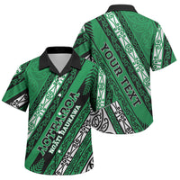 Personalised Aotearoa Ngati Raukawa Family Matching Tank Maxi Dress and Hawaiian Shirt New Zealand Maori Tribal Fern Pattern