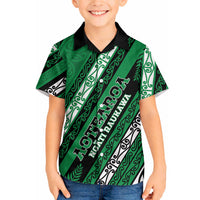 Personalised Aotearoa Ngati Raukawa Hawaiian Shirt New Zealand Maori Tribal Fern Pattern
