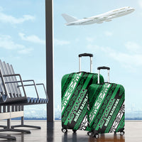 Aotearoa Ngati Raukawa Luggage Cover New Zealand Maori Tribal Fern Pattern