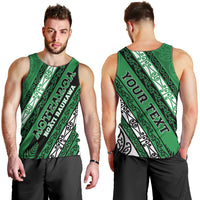 Personalised Aotearoa Ngati Raukawa Men Tank Top New Zealand Maori Tribal Fern Pattern