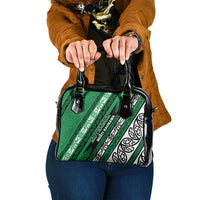 Aotearoa Ngati Raukawa Shoulder Handbag New Zealand Maori Tribal Fern Pattern