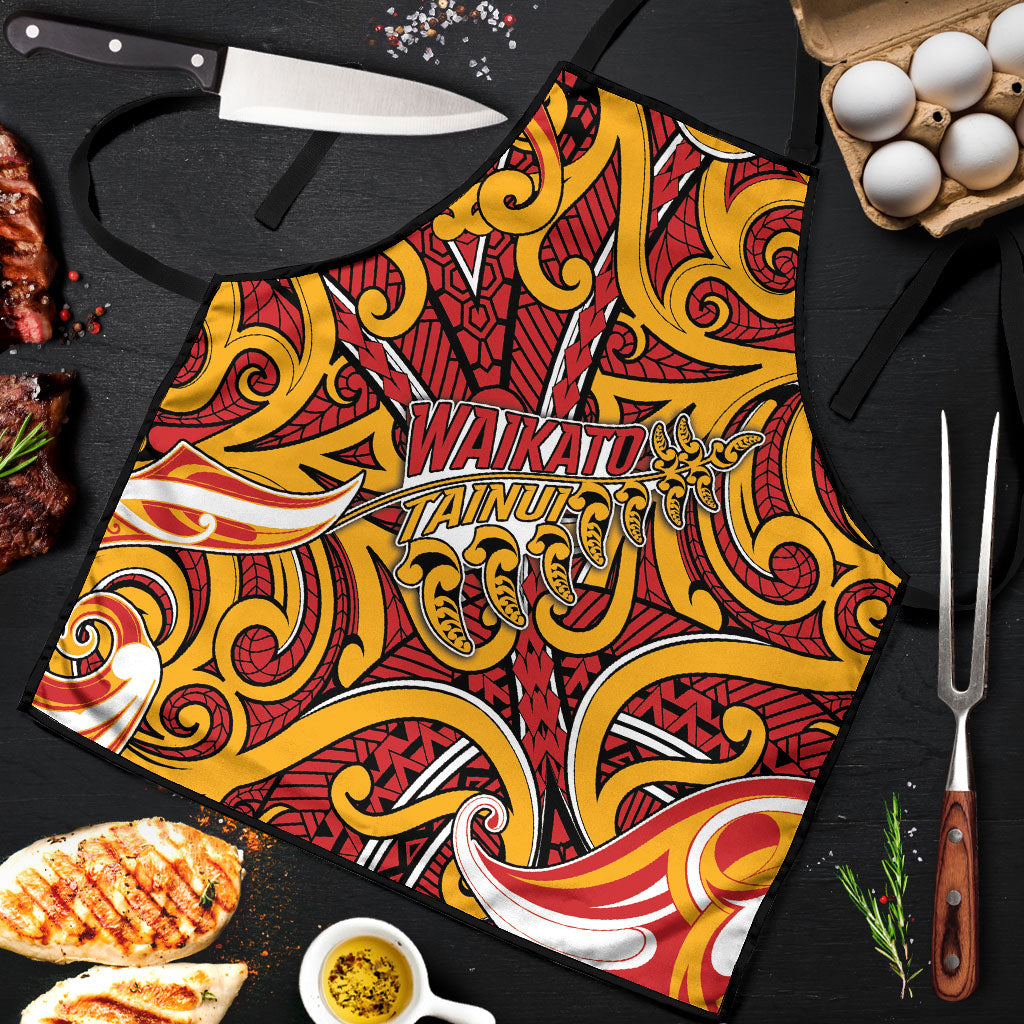 Aotearoa Waikato Tainui Apron Maori Tribal Pattern Koru Motif