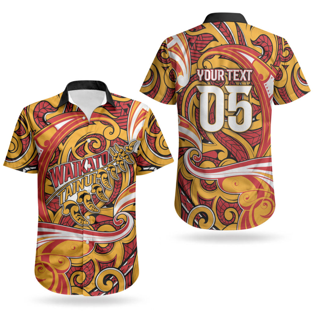 Custom Aotearoa Waikato Tainui Couples Matching Off Shoulder Maxi Dress and Hawaiian Shirt Maori Tribal Pattern Koru Motif