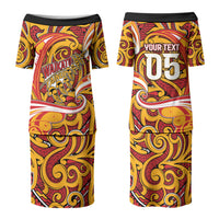 Custom Aotearoa Waikato Tainui Family Matching Puletasi and Hawaiian Shirt Maori Tribal Pattern Koru Motif