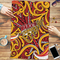 Aotearoa Waikato Tainui Puzzle Maori Tribal Pattern Koru Motif