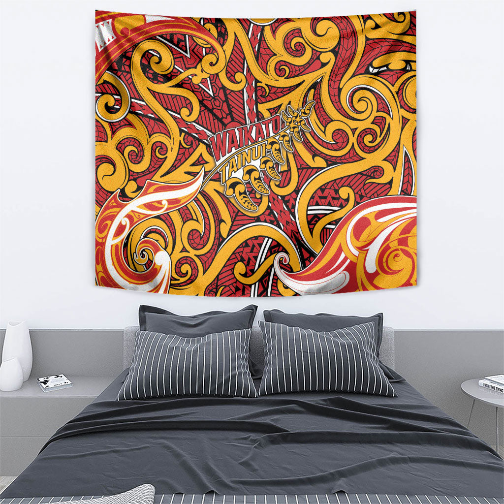 Aotearoa Waikato Tainui Tapestry Maori Tribal Pattern Koru Motif
