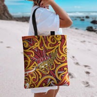 Aotearoa Waikato Tainui Tote Bag Maori Tribal Pattern Koru Motif