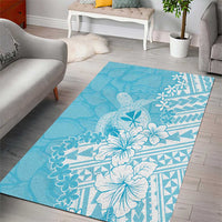 Hawaii Kanaka Maoli Area Rug Polynesian Turtle Tattoo
