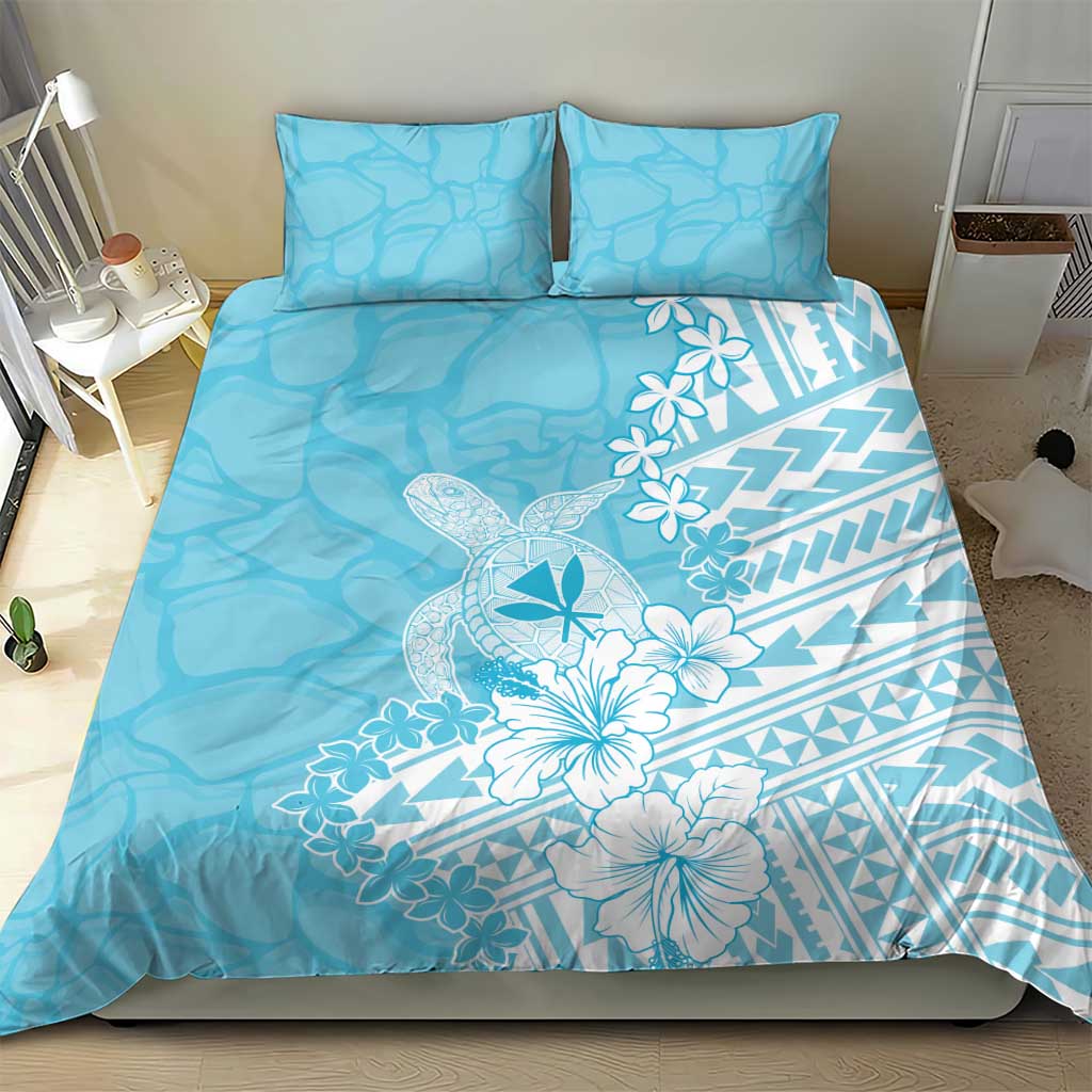 Hawaii Kanaka Maoli Bedding Set Polynesian Turtle Tattoo