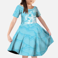 Hawaii Kanaka Maoli Family Matching Long Sleeve Bodycon Dress and Hawaiian Shirt Polynesian Turtle Tattoo