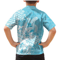 Hawaii Kanaka Maoli Family Matching Mermaid Dress and Hawaiian Shirt Polynesian Turtle Tattoo