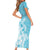 Hawaii Kanaka Maoli Family Matching Short Sleeve Bodycon Dress and Hawaiian Shirt Polynesian Turtle Tattoo