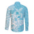 Hawaii Kanaka Maoli Long Sleeve Button Shirt Polynesian Turtle Tattoo