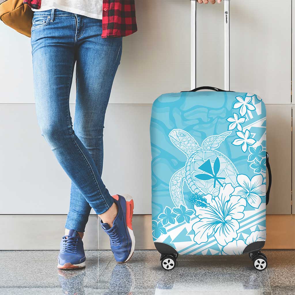 Hawaii Kanaka Maoli Luggage Cover Polynesian Turtle Tattoo