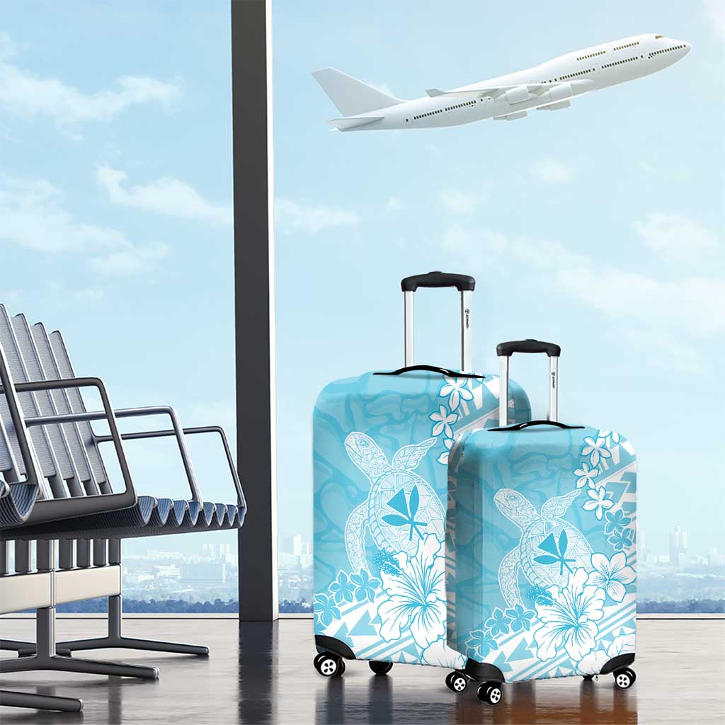 Hawaii Kanaka Maoli Luggage Cover Polynesian Turtle Tattoo