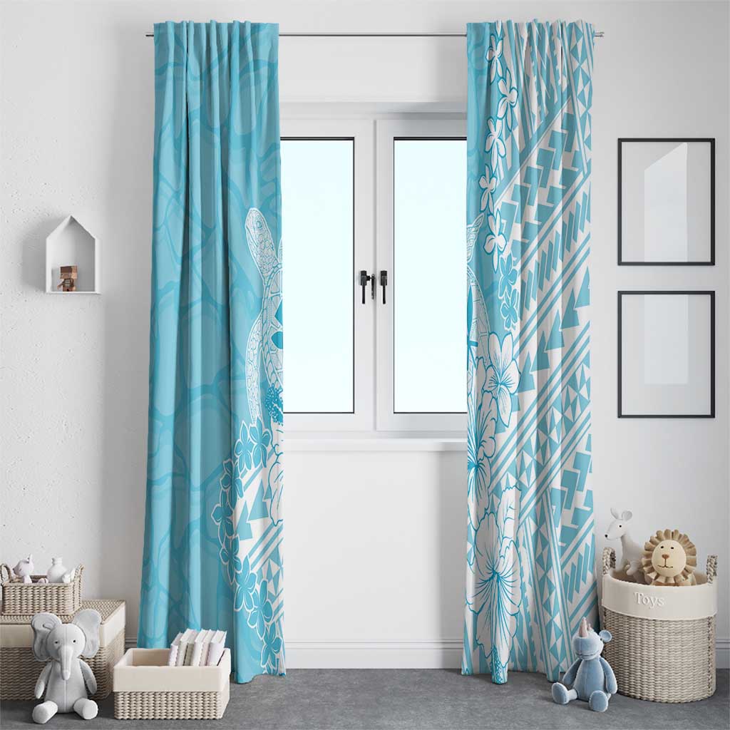 Hawaii Kanaka Maoli Window Curtain Polynesian Turtle Tattoo