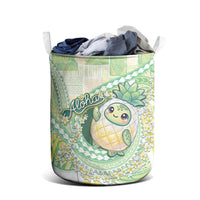 Hawaii Pineapple Laundry Basket Cute Cosplay Turtle Plumeria Spiral