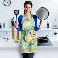 Hawaii Pineapple Apron Cute Cosplay Turtle Plumeria Spiral